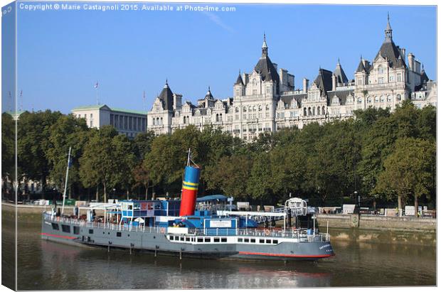 The  Tattershall Castle Canvas Print by Marie Castagnoli