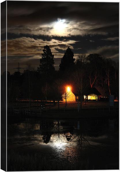 Twighlight Reflections Canvas Print by Debra Horne