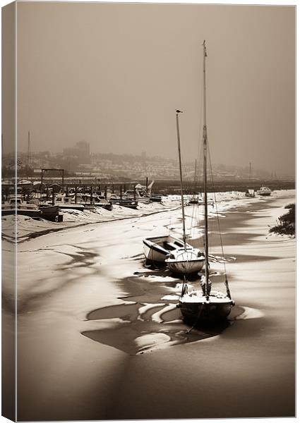 Leigh-On-Sea Canvas Print by Paula Puncher