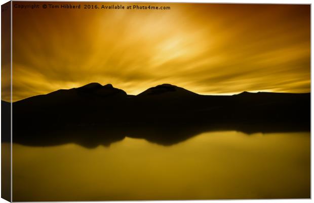 Northumberlandia, naked woman dressed in golden cl Canvas Print by Tom Hibberd