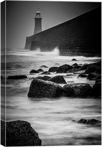 Beacon in the Darkness Canvas Print by John Shahabeddin