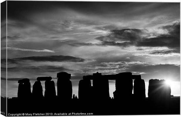 Stonehenge Canvas Print by Mary Fletcher