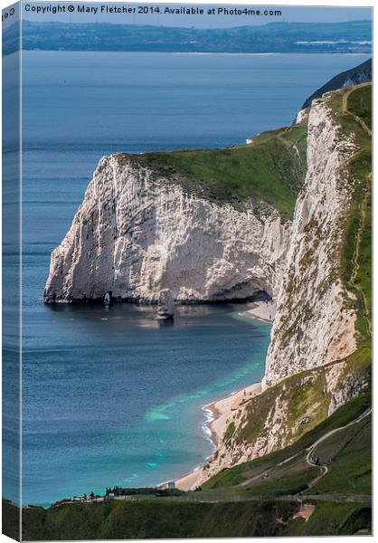 Jurassic Coast, Dorset Canvas Print by Mary Fletcher