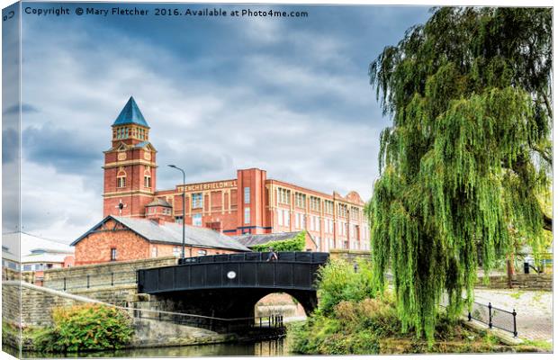 Trencherfield Mill Canvas Print by Mary Fletcher