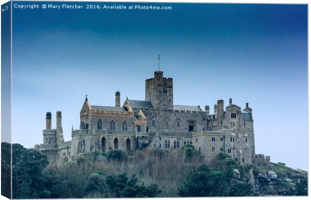 St Michael's Mount Canvas Print by Mary Fletcher