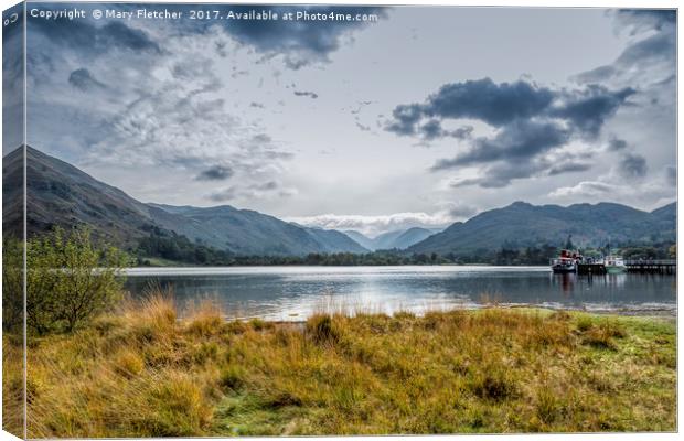 Ullswater, Lake District Canvas Print by Mary Fletcher