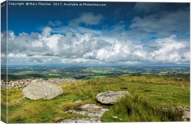 On top of the World Canvas Print by Mary Fletcher