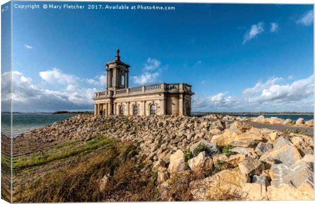 Normanton Church, Rutland Canvas Print by Mary Fletcher