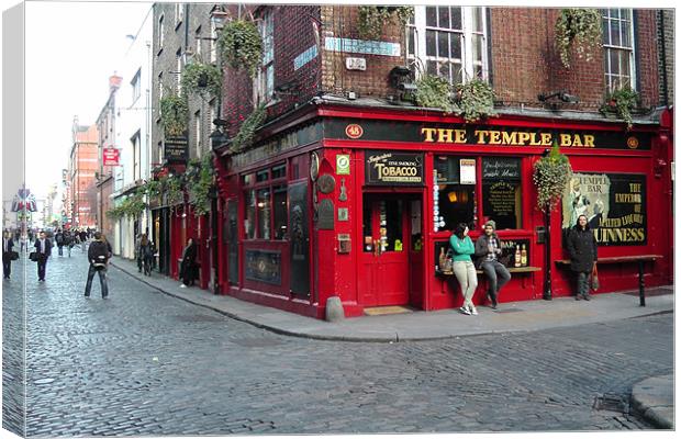 The Temple Bar Canvas Print by Don Rorke