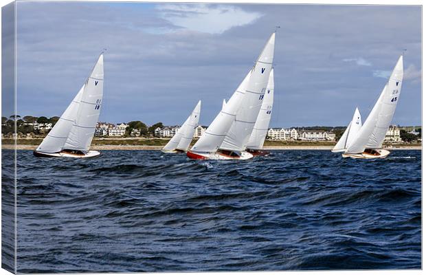 Falmouth Sunbeams Canvas Print by Kelvin Rumsby