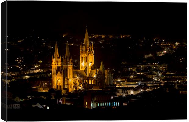 Truro Cathedral Canvas Print by Kelvin Rumsby