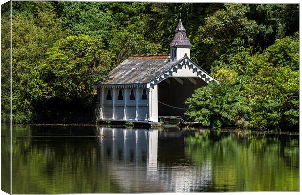 boathouse Canvas Print by Kelvin Rumsby