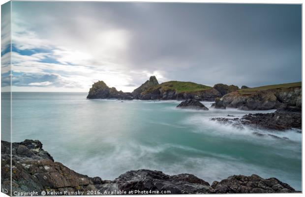 Kynance Cove Canvas Print by Kelvin Rumsby