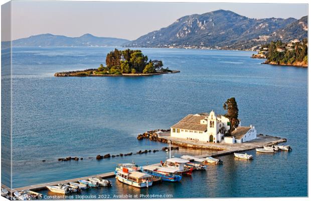 Corfu, Greece Canvas Print by Constantinos Iliopoulos