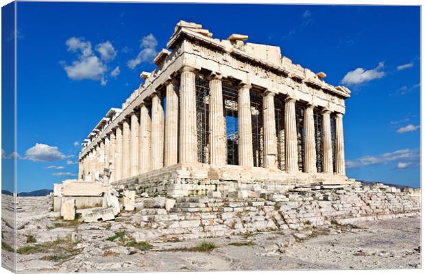 Parthenon, Greece Canvas Print by Constantinos Iliopoulos