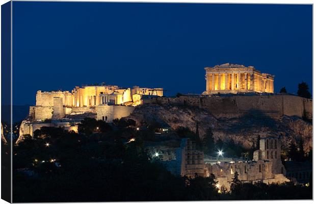 Parthenon, Greece Canvas Print by Constantinos Iliopoulos