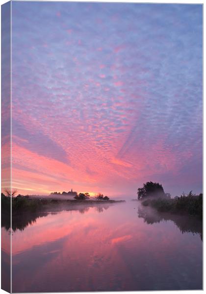 Spectacular Sunrise Canvas Print by Maxim van Asseldonk