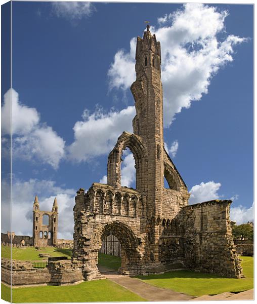 The Cathedral, St Andrews Canvas Print by Peter Cope