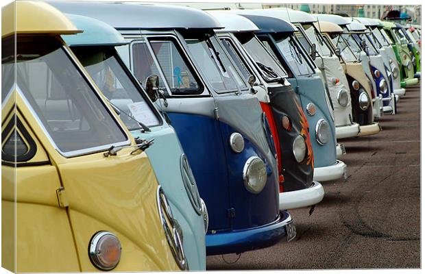 Camper Vans Canvas Print by sam moore