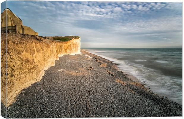 Birling Gap, Sussex Canvas Print by sam moore