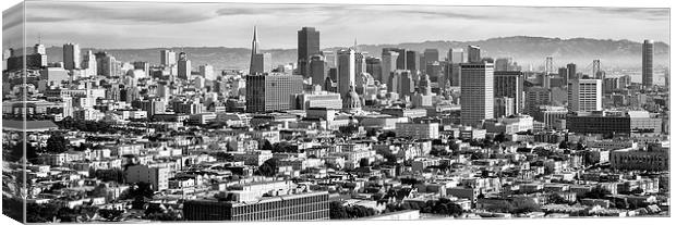 San Francisco Skyline Canvas Print by sam moore
