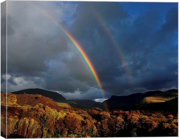 Autumn Rainbows - Snowdonia Canvas Print by Kevin OBrian