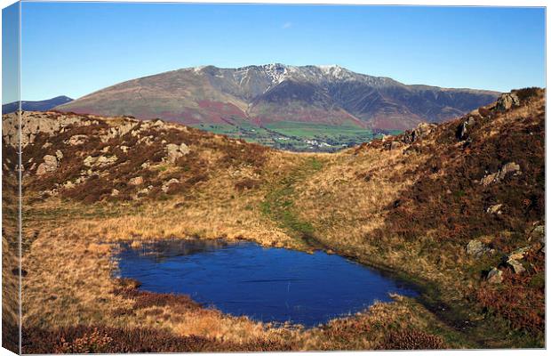  Frozen Tarn by High Rigg Canvas Print by Ian Duffield