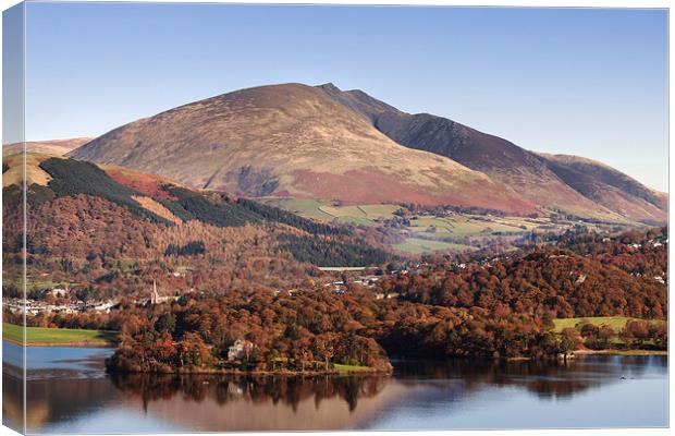 Blencathra in the Autumn  Canvas Print by Ian Duffield