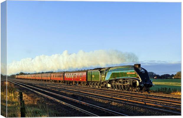  The Jubilee Requiem speeds North. Canvas Print by Ian Duffield