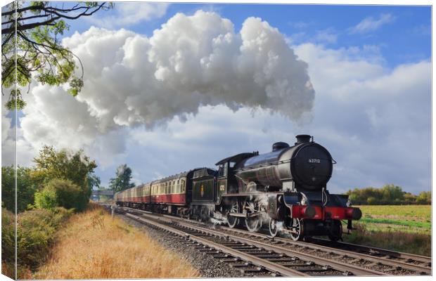 "Morayshire" with an early morning passenger train Canvas Print by Ian Duffield