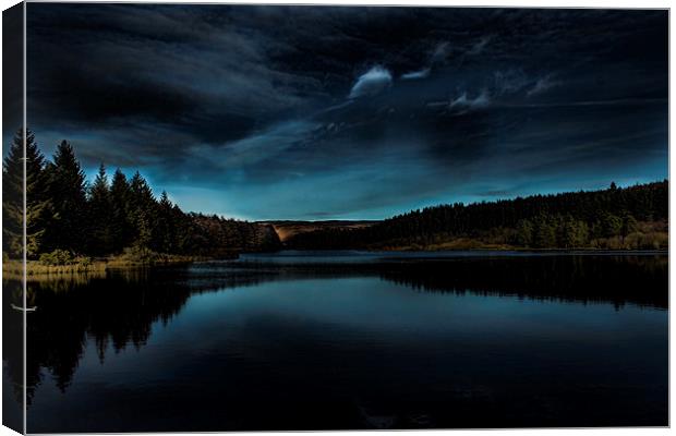 The Haunting Lake Osmotherly Canvas Print by Paul Harrow