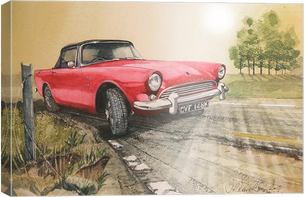 you will look back and see Canvas Print by John Lowerson