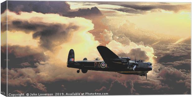Scampton Four hours Out Canvas Print by John Lowerson