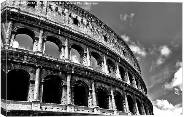  Colosseum      Canvas Print by Ferenc Verebélyi