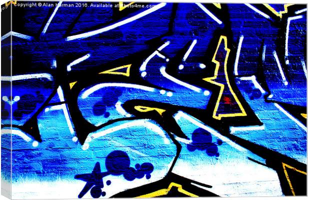 Graffiti 15 Canvas Print by Alan Harman