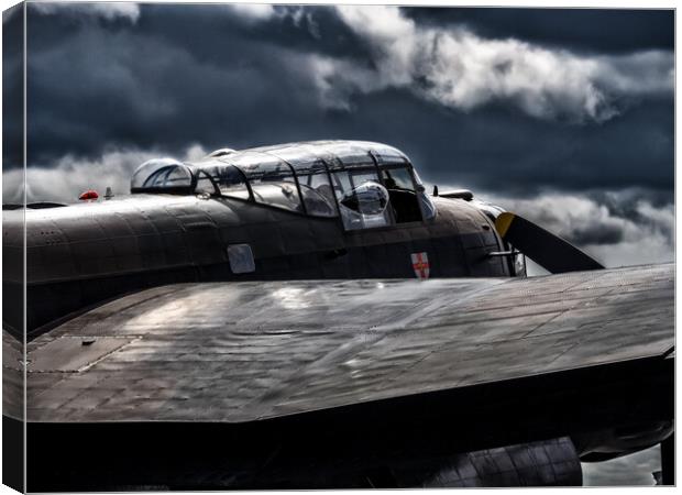 City of Lincoln Lancaster Bomber Canvas Print by Paul Want