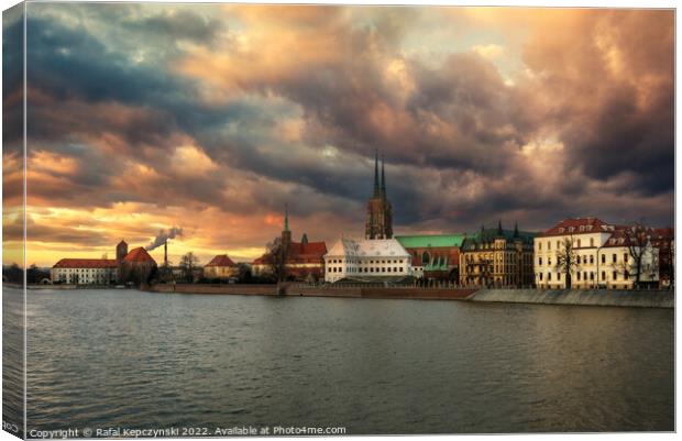 Sky cloud Canvas Print by Rafal Kepczynski