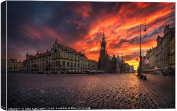 Sky cloud Canvas Print by Rafal Kepczynski