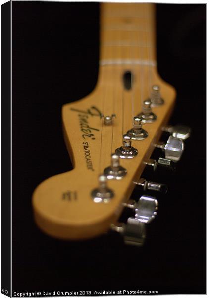 Fender Stratocaster Canvas Print by David Crumpler