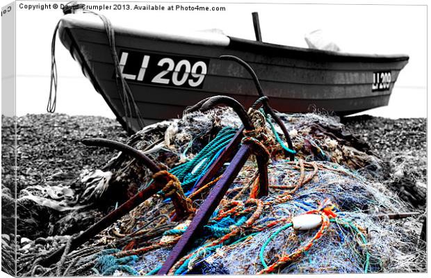 The Fishing Boat Canvas Print by David Crumpler