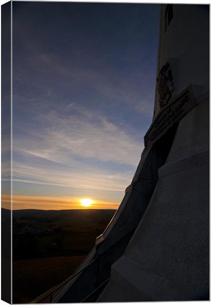Hoad by Sunset Canvas Print by Andrew Cundell
