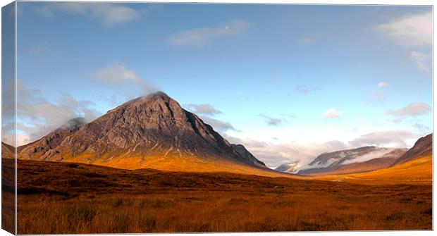 Morning in Glencoe Canvas Print by Andrew Cundell