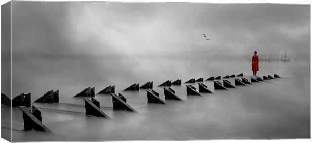 Waiting for the Fleet Canvas Print by Robert  Radford