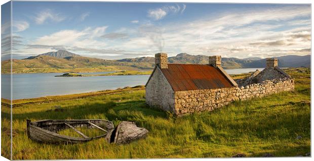 Scottish loch Canvas Print by nick coombs
