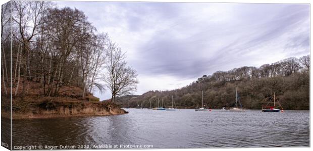 Serenity on Rudyard Lake Canvas Print by Roger Dutton