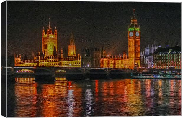 Illuminated Majesty Canvas Print by Roger Dutton