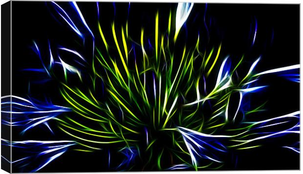 Neon blues Canvas Print by Apple of  your i 