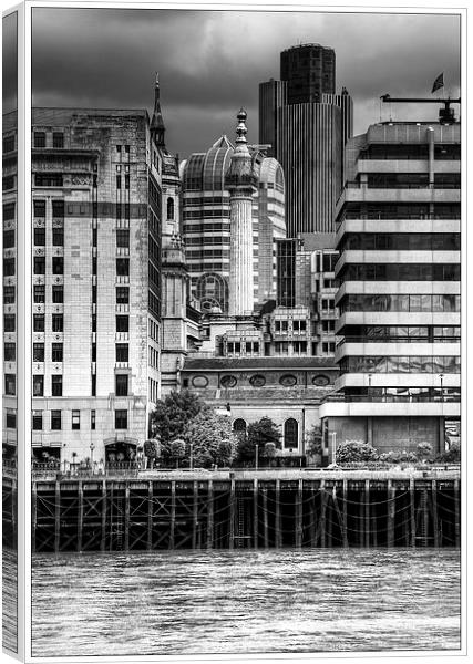 Standing Tall Across the Thames Canvas Print by Paul Rayment