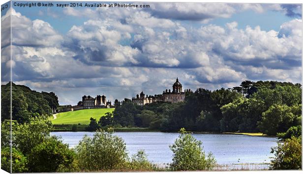  Castle Howard Canvas Print by keith sayer