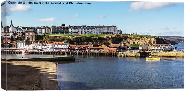  West Cliff Hotels Canvas Print by keith sayer